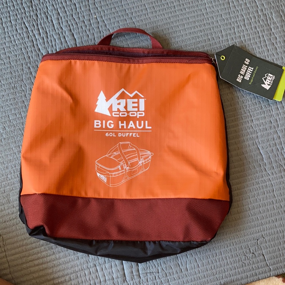 REI duffel bag
